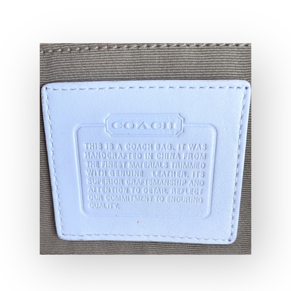 Coach 𑁍 Patchwork Mini Handbag Bag 𑁍 Bright Mixed Media Multi 𑁍 Bright Colors - Picture 11 of 16